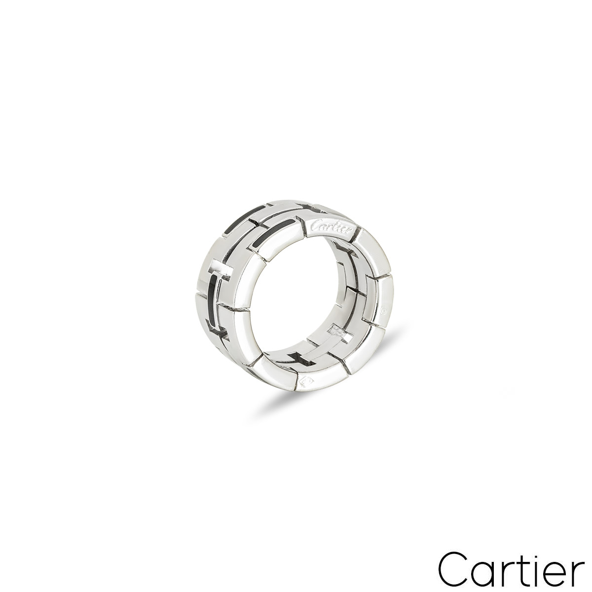 Cartier White Gold Le Baiser Du Dragon Ring